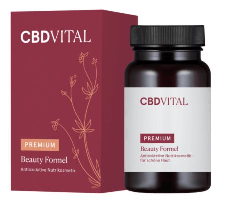 CBD-Vital-Beauty-Formel Anti-Aging Nutrikosmetik für ein strahlendes Hautbild